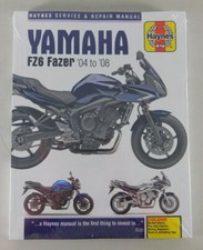 Reparaturanleitung Yamaha FZ 6 Fazer, Baujahr 2004 - 2008