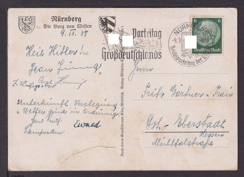 Ansichtskarte nürnberg bayern - ansichtskarte,