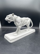 KPM Berlin ”Schreitender Tiger” ,1.Wahl , Porzellan - H.12