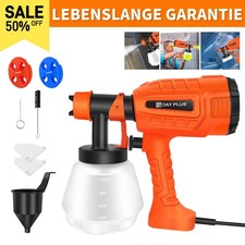 3800W Elektrische Spritzpistole Lackierpistole Farbspr hsystem Farbspritzpistole