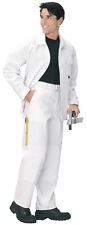 Malerhose 100% Baumwolle weiß Arbeitshose Maler Gipser Maurer Bundhose