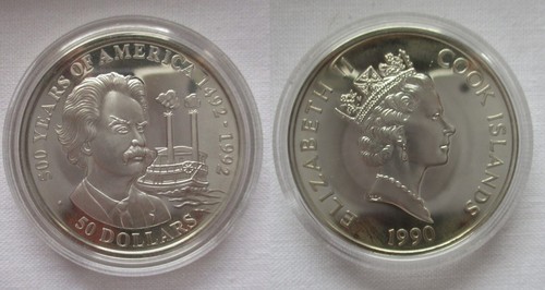 Dollar silbermünze cook - dollar,