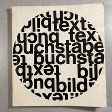 TEXT - BUCHSTABE - BILD,  Ausstellungskatalog Zürcher Kunstgesellschaft 1970