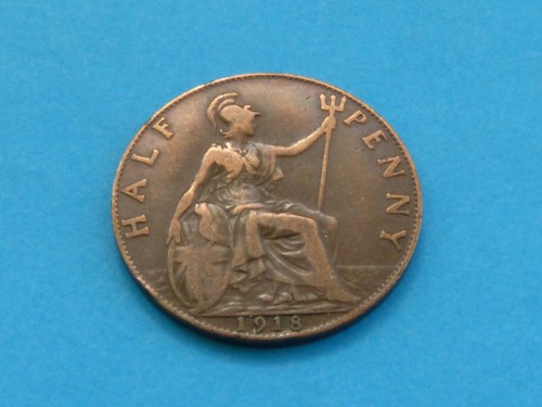 Half penny 1918 - (1/2),