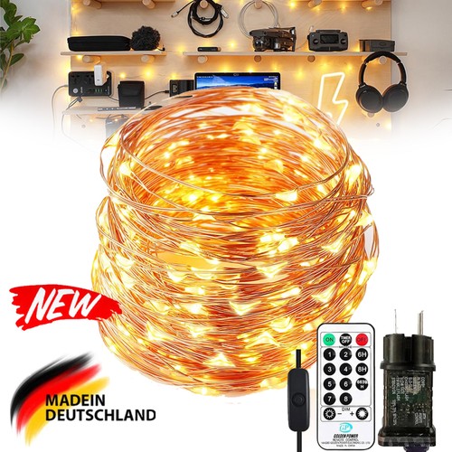 100 200led schnurlicht strom - schnurlicht,