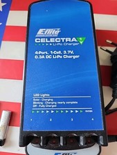 Rc Eflight  Lipo Charger 4 PORT 1- Cell, 3.7 V. 0,3 A DC Li-Po             9Akku