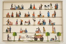 Zinnfiguren Museal · Grüner Markt um 1840  · Heinrichsen um 1850