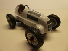 Modellauto Mercedes Rennwagen W 25, Sonderfarbe weiß, 1/500, Blechspielzeug, OVP