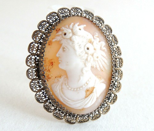 Traumhafte alte cameo brosche - alte,