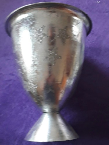 Vase mit fus groß - mit, matt