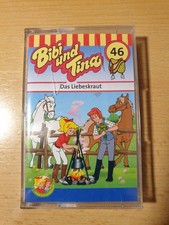 MC Bibi und Tina 46 Kassette Cassette Hörspiel KIDDINX / Das Liebeskraut