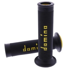 Domino Griffgummis 22 / 24 mm offen schwarz / gelb A01041C4740B7-0 Lenkergriffe