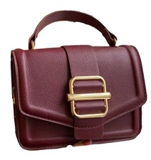 Trendy Blogger Influencer Bag Tasche Handtasche Bordeaux Rot Weinrot NEU