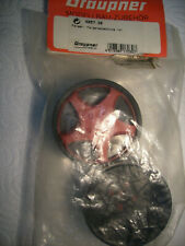 Graupner 4857.38 Felgen Abdeckung rot für Impuls-Serie