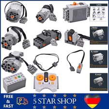 Power Functions Motor Set 11tlg Batterie IR Fernbedienung kompatibel Le Technic