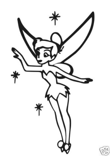 Tinkerbell aufkleber sticker - tinkerbell,