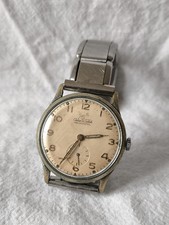 Alte Armbanduhr Aero Watch Neuchatel Schweiz 50er Jahre Herrenuhr Handaufzug 