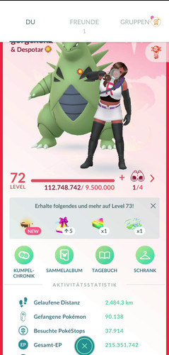 Pokémon level top - 72,