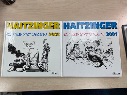 Haitzinger karikaturen set - karikaturen,