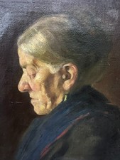 ANTIKES ÖLGEMÄLDE PORTRAIT