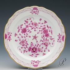 Meissen Kuchenteller 1.Wahl reiche Indische Malerei purpur NP# 390,- EUR