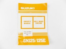 Suzuki gn125 125e owner - '93,
