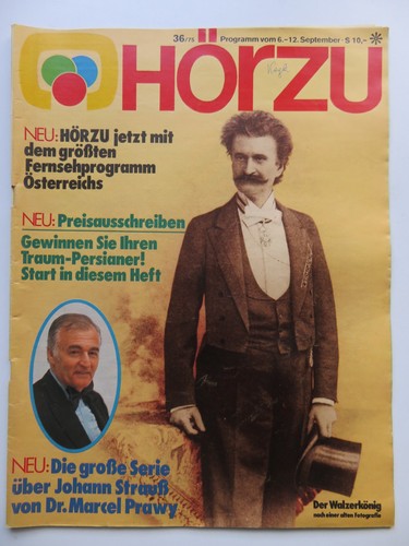 Hörzu 1975 ausgabe - 36/1975,,