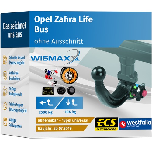 Anhängerkupplung für opel - anhÄngerkupplung,