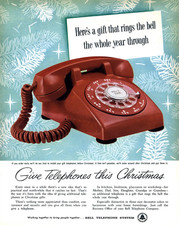 Klingel Telefon Poster Vintage