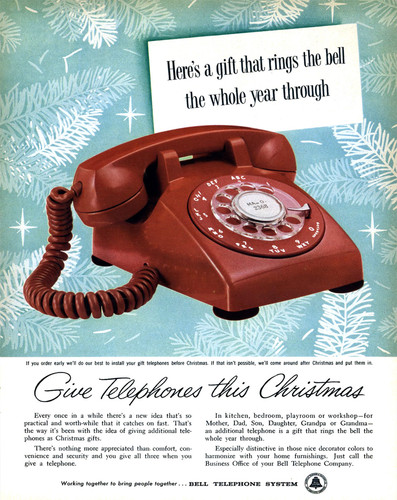 Klingel telefon poster - poster, vintage