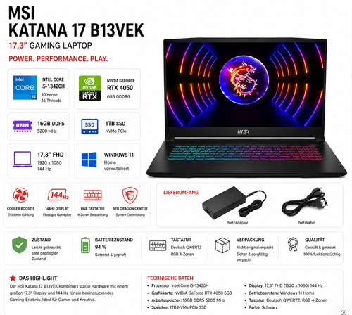 Msi katana b13vek - b13vek, 🔥