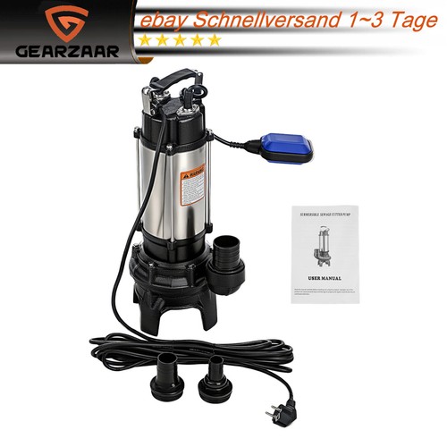 1500w fäkalienpumpe mit - 1500w,