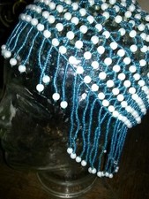 Perlen-Haube - 20 er - Gatsby Look