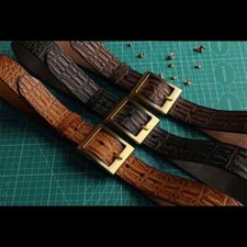 Luxus Echtleder Gürtel mit