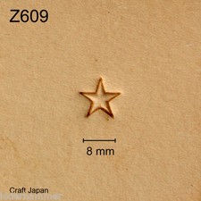 Punziereisen, Lederstempel, Punzierstempel, Leather Stamp, Z609 - Craft Japan