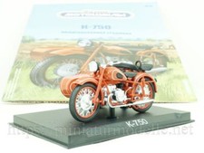 1:24 K 750 Dnepr Motorrad mit Beiwagen und Zeitschrift #31