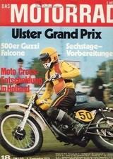 M7118 + Test MOTO GUZZI Falcone 500 ccm + Besuch bei Rotax + MOTORRAD 18/1971