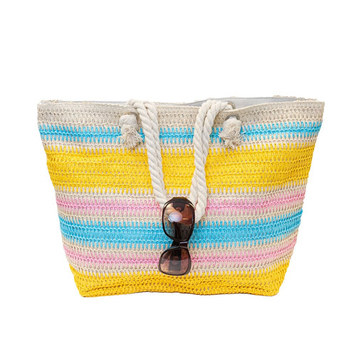 Große strandtasche geflochten - strandtasche,