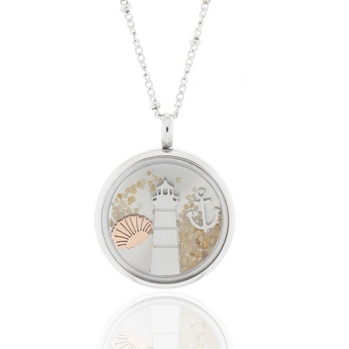 Maritime edelstahlkette mit - edelstahlkette,