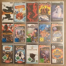 PSP - Playstation ► 15 Spiele/Filme Konvolut - Soulcalibur / Blade Dancer u.v.m.