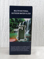 Tragbarer Wasserfilter Outdoor, STURME Mini Camping Wasserreiniger mit 2000L Fil