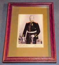 Bilderrahmen mit Soldatenfoto Garde Berlin um 1900