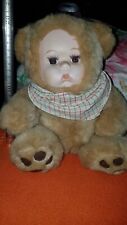 Spieluhr, Puppe als Teddybär, ca. 21 cm, dreht beim Spielen das Köpfchen!