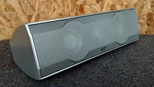 Elac Cinema XL 2-Wege Center Lautsprecher silber gebürstetes Alu 80 W