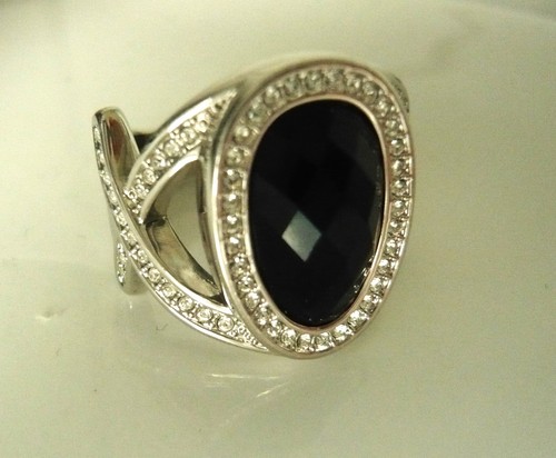 Ring breit mit schwarzem sein - breit,