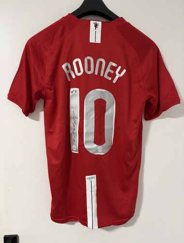 Wayne rooney signed - signed, manchester