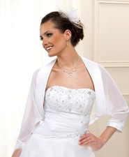 Brautbolero aus Chiffon  Gr