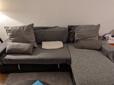 Vilasund IKEA Sofa in Anthrazit  240 x 85 (150) x 70 cm.
