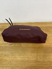 Burberry Burgundy Nylon Small