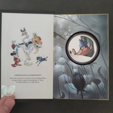 Silbermünze Disney The Dozing